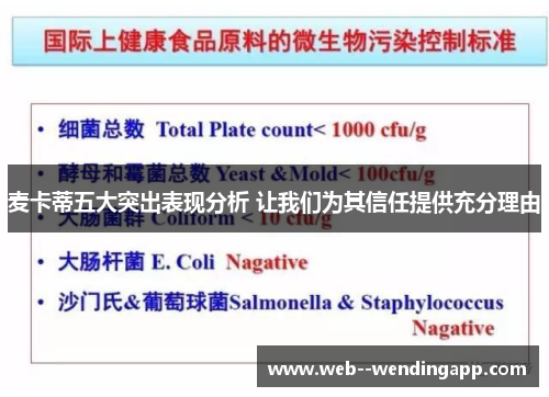 麦卡蒂五大突出表现分析 让我们为其信任提供充分理由
